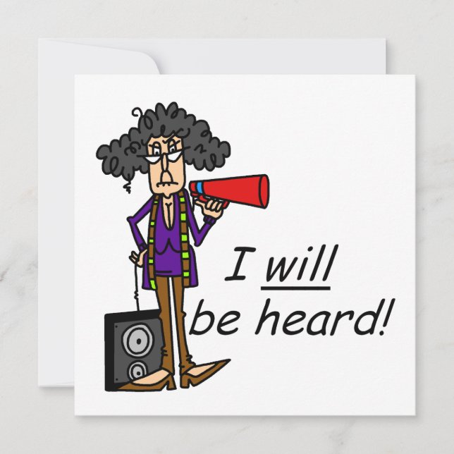 Ich werde gehört werden (Vorderseite)