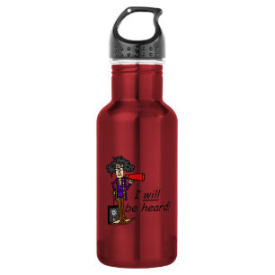Ich werde gehört werden trinkflasche