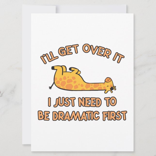 Ich werde Giraffe überwinden Save The Date (Vorderseite)