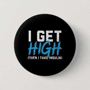 Ich werde hoch, dann nehme ich Insulin T2d Diabete Button