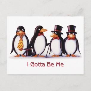 Ich werde ich sein postkarte