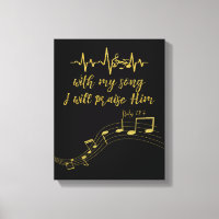 Ich werde ihn mit Song KJV Bible Verse loben