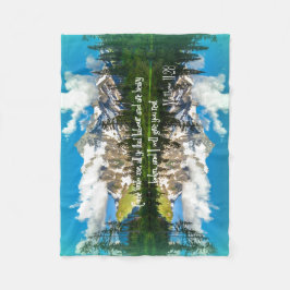 Ich werde Ihnen Erholung Bible Verse geben Fleecedecke