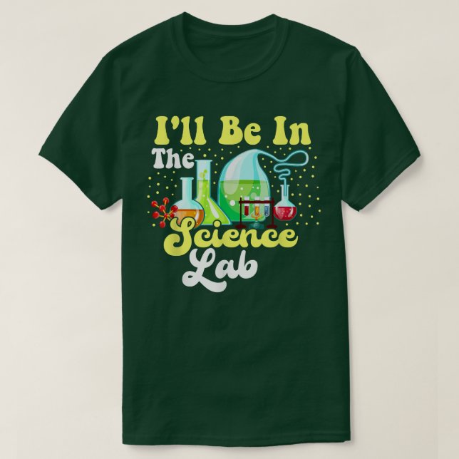 Ich werde im Science Labrador Funny Scientist Grap T-Shirt (Design vorne)