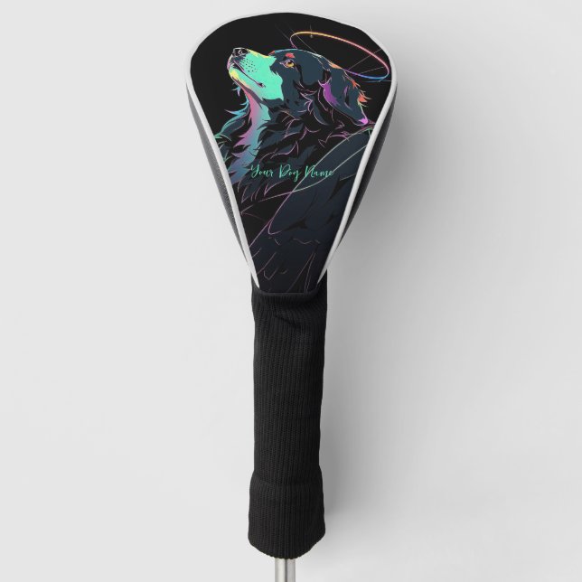 Ich werde immer Berner Hund Liebe 001 Golf Headcover (Vorderseite)