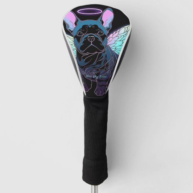 Ich werde immer Französisch Bulldog 2004 Liebe geb Golf Headcover (Vorderseite)