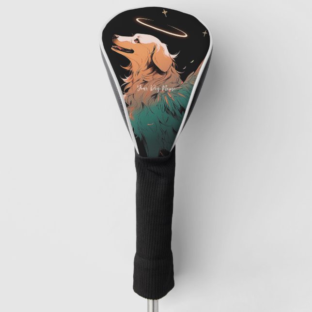 Ich werde immer Golden Retriever Dog 004 Liebe Golf Headcover (Vorderseite)