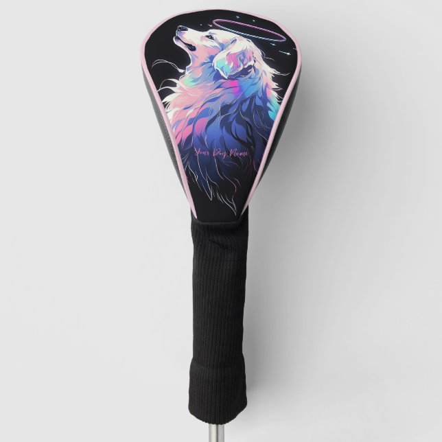 Ich werde immer große Pyrenäen Liebe Hund 001 Golf Headcover (Vorderseite)