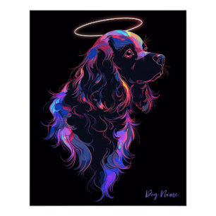 Ich werde immer Liebe Cocker Spaniel Hund 005 Poster