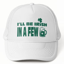 Ich werde in ein paar Bieren irisch sein. St. Patr