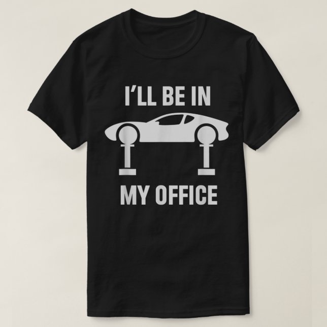 Ich werde in meinem Auto Reparatur Auto Reparatur  T-Shirt (Design vorne)