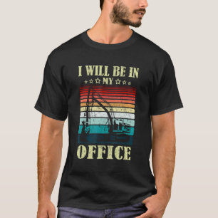Ich werde in meinem Büro Baggerfahrer Konstrukti T-Shirt