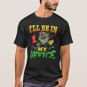 Ich werde in meinem Büro-Garten sein T-Shirt