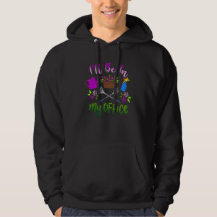 Ich werde in meinem Büro sein, auf dem Rollstuhlga Hoodie