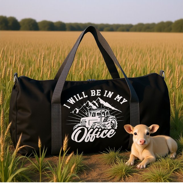 ICH WERDE IN MEINEM BÜRO SEIN  DUFFLE BAG (Von Creator hochgeladen)