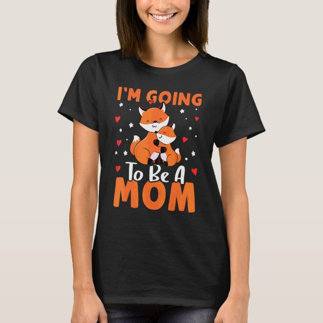 Ich werde Mama T-Shirt (Vorderseite)