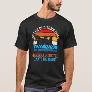 Ich werde mein Pferd reiten Retro Vintage Lustig T-Shirt