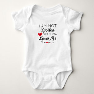 Ich werde meine Oma-Liebe nicht verwöhnt Baby Strampler