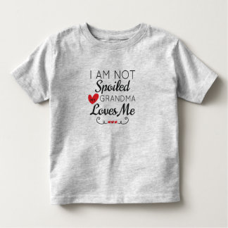 Ich werde meine Oma-Liebe nicht verwöhnt Kleinkind T-shirt