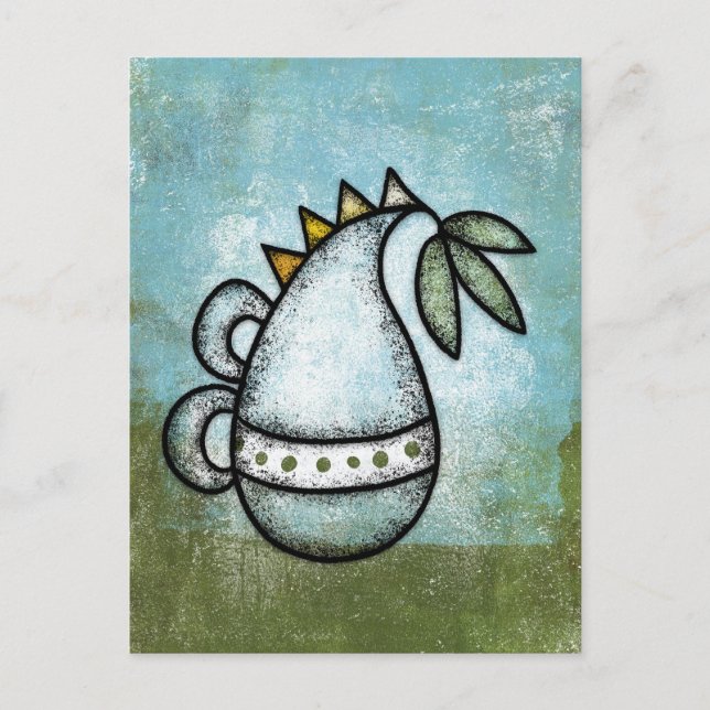 Ich werde meine Pflanze nicht auf der Postkarte tö (Vorderseite)