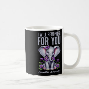 Ich werde mich für Sie Demenz Awareness Elephan Kaffeetasse