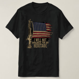 Ich werde mich nicht für meine Hertage Veteranen T T-Shirt