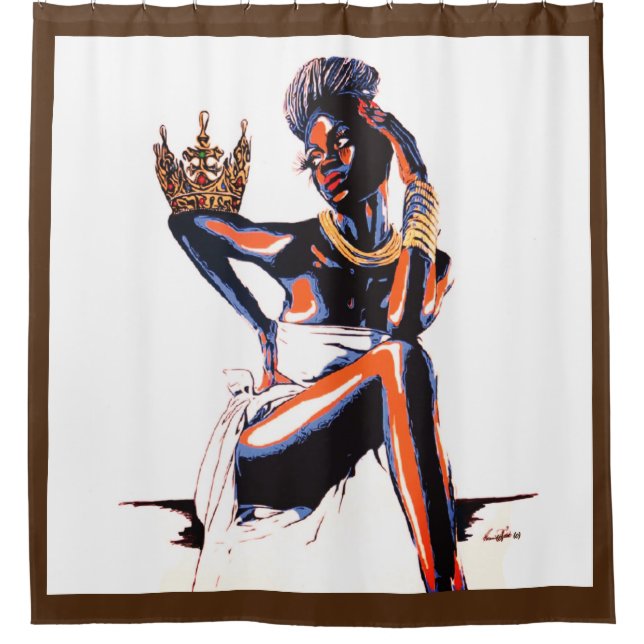 Ich werde mich nicht zufrieden geben! - duschvorhang (Vorderseite)