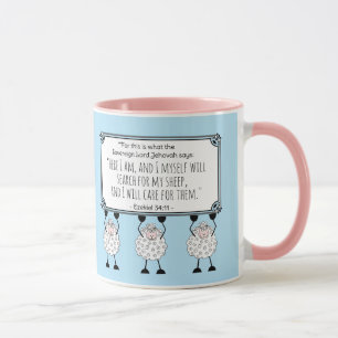 "Ich werde mich um meine Schafe kümmern" Tasse