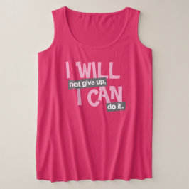 Ich werde nicht aufgeben, positive pink Damen T - Tri-Blend Shirt