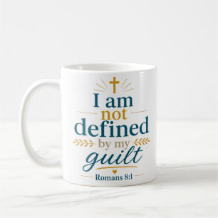 Ich werde nicht durch meine Schuld definiert Bibel Kaffeetasse