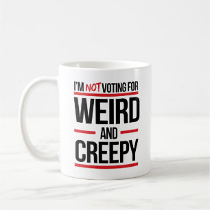 Ich werde nicht für seltsam und gruselig stimmen kaffeetasse