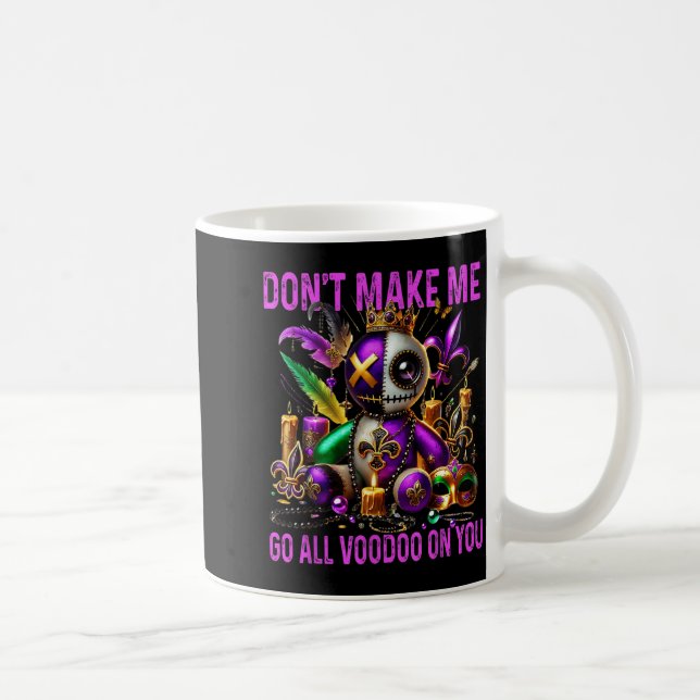 Ich werde nicht ganz voodoo-dunkel kaffeetasse (Rechts)
