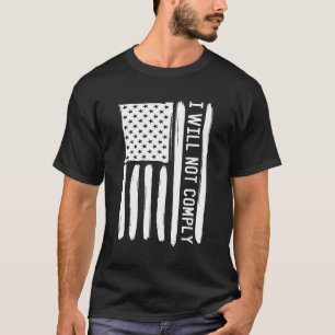Ich werde nicht gegen die Anti-Impfpflicht Vintage T-Shirt