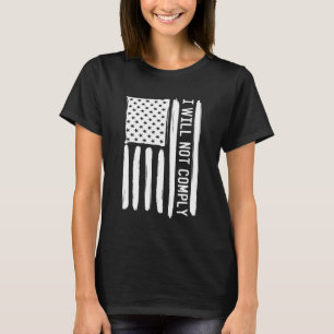 Ich werde nicht gegen die Anti-Impfpflicht Vintage T-Shirt