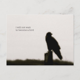 "Ich werde nicht warten" Postkarte