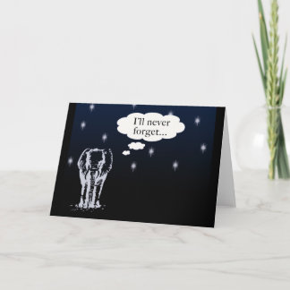 Ich werde nie vergessen... karte