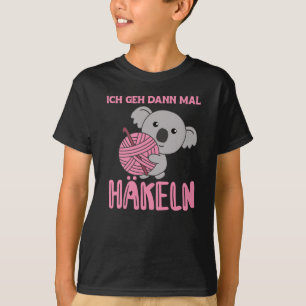 Ich werde Niedlich Koala mit Wolle kreuzen T-Shirt