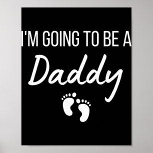 Ich werde Papa Schwangerschaftsankündigung Neu Poster