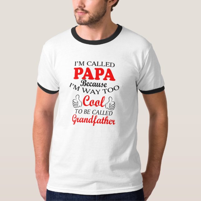 Ich werde Papa Shirt angerufen (Vorderseite)