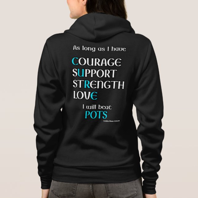 Ich werde ... POTS schlagen Hoodie (Rückseite)