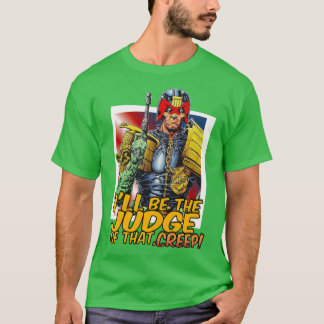 Ich werde Richter darüber sein, welches Comic-Book T-Shirt