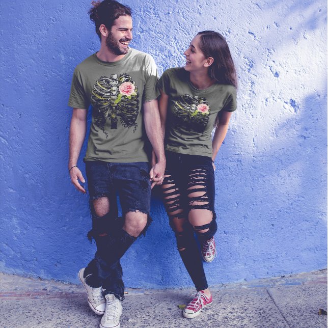 Ich werde Sie für immer Herz Rose Grafik Liebe T-Shirt (Von Creator hochgeladen)