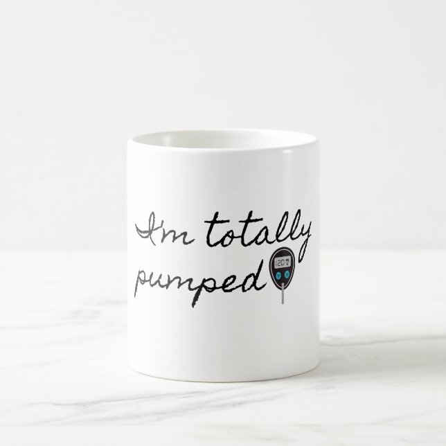 Ich werde total gepumpt! kaffeetasse (Mittel)