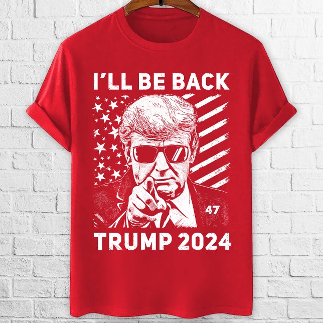 Ich werde Trump 2024-Wahlprotrump unterstützen T-Shirt (Von Creator hochgeladen)