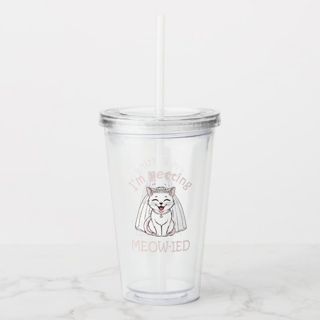 Ich werde untergraben! acryltrinkbecher (Vorderseite)