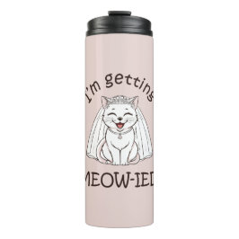 Ich werde untergraben! thermosbecher