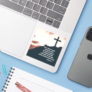 Ich werde von Gottes Erlösungspsalm singen 13:5-6 Aufkleber