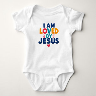 Ich werde von Jesus geliebt Baby Strampler
