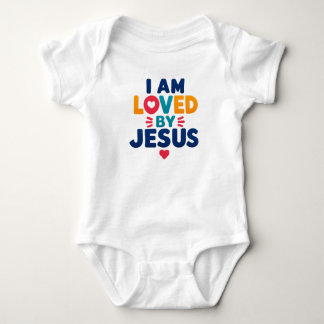 Ich werde von Jesus geliebt Baby Strampler