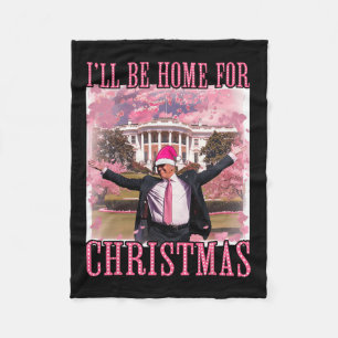 Ich werde Weihnachten Weihnachten Weihnachten Weih Fleecedecke